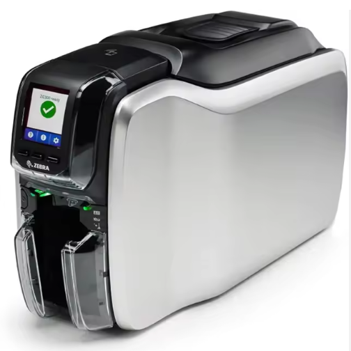 ZC300 Single Side Printing Plastic Card Printer USB Interface 300dpi Resolution 2-Year Warranty Employee/Social Security Cards