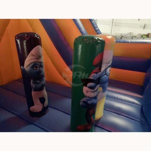 Venta caliente cachorro pata castillo hinchable comercial perro <span class=keywords><strong>patrulla</strong></span> <span class=keywords><strong>Casa</strong></span> de rebote para niños - Product Image 5