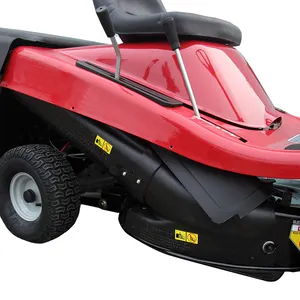 4-stroke Loncin 15hp <span class=keywords><strong>Rider</strong></span> on Electric Start Grass Cutter Machine Cover Gasoline Belt Lawnmower Lawn Mower Mini Riding Tractor - Product Image 5