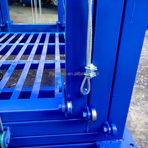 Elevador de andamios eléctrico móvil inteligente, plataforma pequeña plegable de 2 metros y 15 metros con eslinga de cuerda de alambre, elevador de construcción - Product Image 2