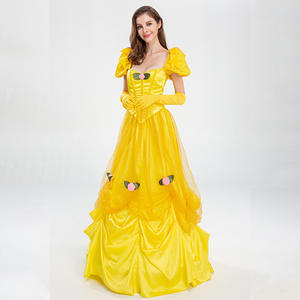 2026 RUIKE Halloween Carnaval Costume de Cosplay Adulte <span class=keywords><strong>La</strong></span> <span class=keywords><strong>Belle</strong></span> <span class=keywords><strong>et</strong></span> <span class=keywords><strong>la</strong></span> Bête Robe de Princesse pour Spectacle Scénique <span class=keywords><strong>et</strong></span> Jeu de Rôle - Product Image 5