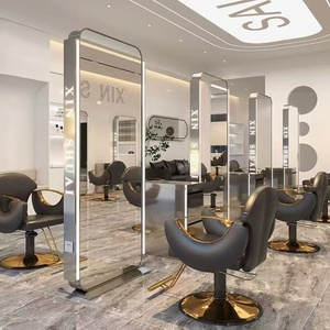 Luxury Modern Design <b>Full</b>-<b>Length</b> Double <b>Mirror</b> Styling Equipment Durable for Beauty Salons and Barber Shops - Product Image 1