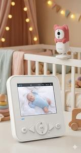 Moniteur Bébé Sans Fil HD 1080P KT-905SB Anti-Espion avec Écran IPS 2,8 Pouces, Vision Nocturne, Audio Bidirectionnel VOX, Sirène Intégrée et Berceuses - Product Image 3