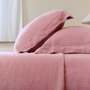 Best Quality 100% Linen Bedding <strong>Set</strong> 4 Pcs Popular Solid Pattern Quilt Cover <strong>Sheet</strong> Pillowcases Portable &amp; Folded 400tc - Product Image 3