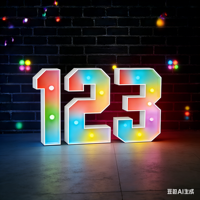 Lettres lumineuses de mariage personnalisées en gros, supports en métal 3D LED, étanches IP65, « Better Together », décoration de mariage