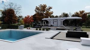 Casa Cápsula Diseños Casa Contenedor para Dormir Casa para <span class=keywords><strong>Hotel</strong></span> Contenedor Casas Cabaña Villa para Exteriores Modulares Casas Capsula - Product Image 5