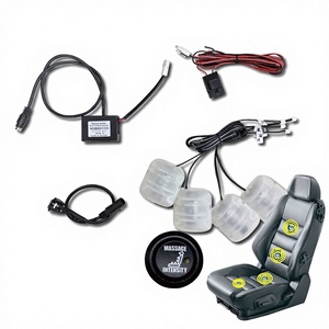 AKEE DC12V/24V Asientos de coche eléctricos inteligentes ajustables con motores, sistema de vibración con bolsa de aire interna, función de masaje con intensidad ajustable - Product Image 1