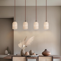 Suspension moderne minimaliste en pierre, luminaire de luxe en travertin pour la décoration intérieure de restaurants, hôtels, cafés et boutiques