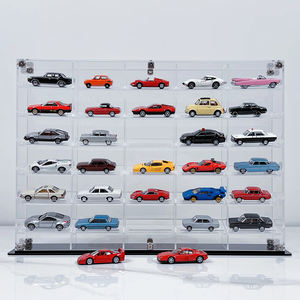 Vitrine en acrylique transparente pour voitures miniatures 1/64, murale, organiseur de voitures miniatures, compatible avec la collection <span class=keywords><strong>Hot</strong></span> <span class=keywords><strong>Wheels</strong></span>, <span class=keywords><strong>garage</strong></span> - Product Image 6