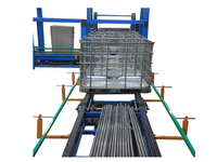 Nouvelle ligne de production de machines de pliage et de soudage automatiques pour cages IBC avec commande PLC en acier inoxydable