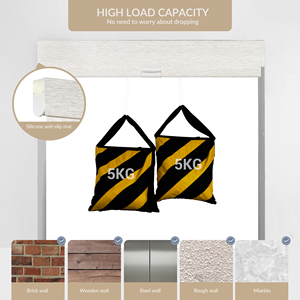 ستائر دوارة بدون حفر أو أدوات من ZHENPIN، ستائر نوافذ بدون حبال، قماش جاكار متناسق، للمنزل والمكتب وغرفة النوم - Product Image 5