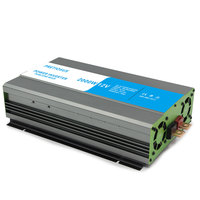Onduleur Pretiosus 2000 W, 12 V/220 V, Onduleur à Onde Sinusoïdale Pure avec Écran LCD, Convertisseur