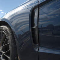 Kit carrosserie aérodynamique de haute qualité en fibre de carbone sèche pour l'admission d'air du pare-chocs avant pour Porsche Panamera 971 S GTS 2017 à 2023