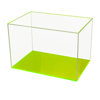 Coffret d'affichage en plexiglas transparent, coffret d'exposition personnalisé, Pop