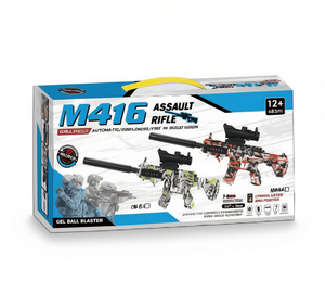 Pistola de Agua Eléctrica M416, 200-250 fps, Rifle de Juguete a Batería para Niños, Modo Automático de Plástico - Product Image 1