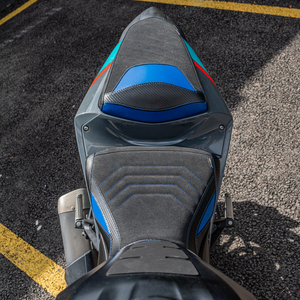 Cojín de Asiento Delantero y Trasero para Motocicleta XXUN, Compatible con Yamaha <span class=keywords><strong>MT</strong></span> <span class=keywords><strong>03</strong></span> YZF R3 2015 a 2024, Accesorios de Repuesto para Asiento de Moto - Product Image 5