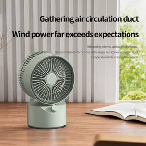 Smart 100 velocità ricaricabile 2000mah Mini ventilatore da tavolo raffreddamento ad aria piccolo oscillante da tavolo da tavolo ventilatore da tavolo - Product Image 3