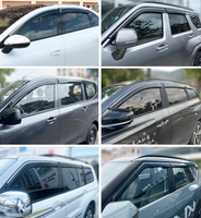 Déflecteurs de vitres latérales en acrylique de 2,5 mm pour BYD Yuan up ATTO 2, pare-pluie, déflecteurs de vent, accessoires extérieurs de voiture