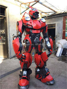 Costume réaliste de <span class=keywords><strong>robot</strong></span> Cosplay transformateur Camaro <span class=keywords><strong>Bumblebee</strong></span> pour enfants adultes Performance intérieure vêtements en métal pour les occasions scolaires - Product Image 3