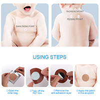 Patch d'assistant contre la toux pour enfants pour les fournitures de thérapie de rééducation de soulagement de la toux naturelle
