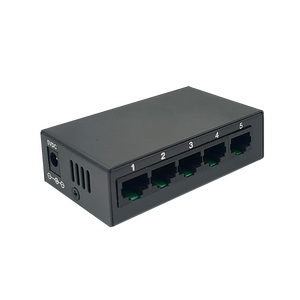 Commutateur Ethernet d'usine 10/100 Mbps QoS, boîtier en fer, 5 ports RJ45, commutateurs réseau d'entreprise rapides 1 Gbps, commutateur Ethernet Gigabit - Product Image 1