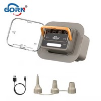 Pompe à air électrique portable avec commande vocale et éclairage intégré, gonflage et dégonflage à une touche, pour matelas pneumatique – Vente en gros directe usine