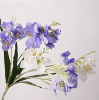 Kunstmatige Freesia Real Touch vochtbestendige, milieuvriendelijke kunstbloem voor Valentijnsdag en Thanksgiving