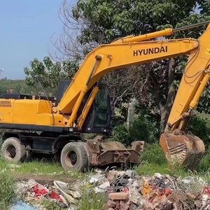 Excavadoras de Ruedas Usadas Importadas Originales con Precios Bajos, Pocas Horas de Uso y Rendimiento Superventas Hyundai 210w-7 - Product Image 4