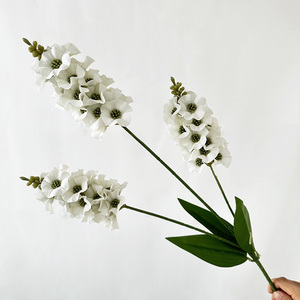 ดอกไม้ปลอมดอกลาเวนเดอร์3ดอก <span class=keywords><strong>Rhineland</strong></span> 7หัว Phalaenopsis เครื่องประดับงานแต่งงานตรงดอกไม้ตกแต่งบอนไซ - Product Image 5