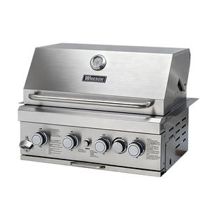 Встроенный настенный роскошный Премиум современный 5 горелок из нержавеющей стали барбекю Гриль для использования на заднем дворе - Product Image 5