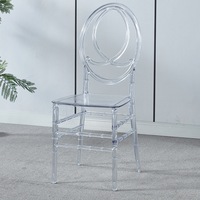Chaises de Mariage et Banquet d'Hôtel à Caractéristiques Uniques Chaises Chiavari en Cristal Chaises d'Événements d'Extérieur en Acrylique Transparent