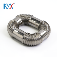 Coude flexible ondulé en acier inoxydable pour usine, 45/90 degrés, raccord de tuyau d'échappement pour hotte aspirante et chauffe-eau à gaz