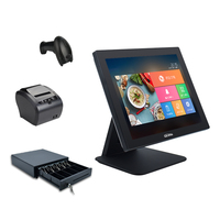 Caisse enregistreuse OEM ODM J1900 windows pos, prix d'usine
