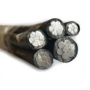 كابل بخاصية الاتصال قريب المدى 5 أنوية 3x70mm2 + 54.6mm2 + 16mm2 مع أنوية إضاءة الشارع