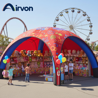 Plateforme publicitaire mobile gonflable Airvon Bright Color, tente à bulles gonflable légère pour lancement de produits