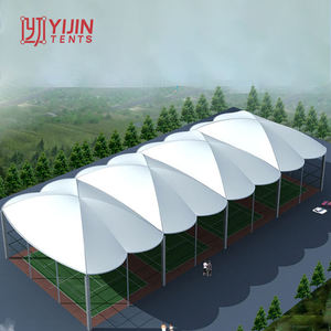 Outdoor Tennis Basketball Court Awning PVDF/PTFE <b>Canopy</b> Tent Architectural Membrane Structure Stadium <b>Roofing</b> - Product Image 5