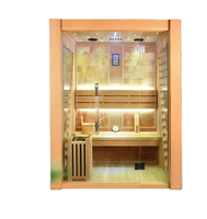 Sauna finlandais moderne extérieur/intérieur 2026, à vapeur sèche, en bois massif de pruche, puissance 3KW, certifié CE, 110V/220V