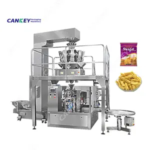 Máquina automática de embalaje de bolsas prefabricadas para patatas fritas, semillas, frutos secos, Namkeen