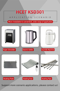 HCET Биметаллический Термостат KSD301 16A 250V TUV CE сертифицированный переключатель с защелкой диска для системы HVAC Электрический аккумулятор - Product Image 5