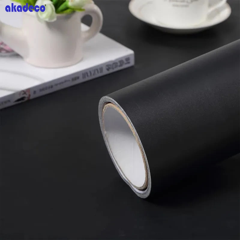 50 Meters Large Roll Pvc Background Wall Stickers Living Room Wallpaper Waterproof and Moisture-proof Solid Color Modern 1 YEAR