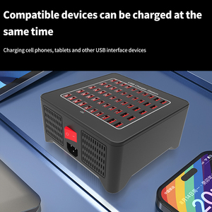 50 Ports <strong>Charger</strong> USB <strong>Charger</strong> Station Fast <strong>Charger</strong> Smart Charging 250W 5V50A <strong>Multi</strong> Ports Heat Dissipation Charging Station - Product Image 4