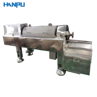 Cina cairan titanium padat sepenuhnya otomatis decanter pemisah sentrifugal untuk lumpur dewatering