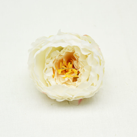 Fleur de pivoine en soie promotionnelle, rose foncé, grande tête, forme champignon, D10cm, pour la décoration murale des magasins, hôtels, bureaux, salles de mariage et maisons