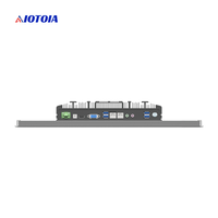 PC Panel Industri Tanpa Kipas 18,5 Inci All In One Komputer Layar Sentuh Kapasitif Sepuluh Titik 2 LAN 4 USB 6 COM Q W18RWH T
