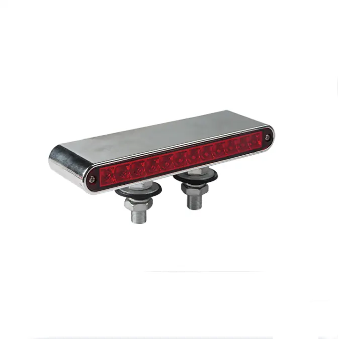 Impermeable Universal ámbar rojo Len barra de luz de doble cara estroboscópica marcador lateral indicador camión remolque Led Luz de marcador lateral