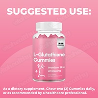 Gummies Éclaircissantes et Blanchissantes pour la Peau, 13 en 1, Collagène L-Glutathion Bio, Marque Privée OEM, en Stock