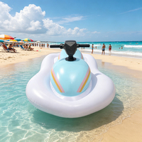 Equipo de Juego Acuático Inflable OEM, Moto Acuática Eléctrica, Bote Flotante de PVC Personalizado para Adultos y Niños, Venta al Por Mayor