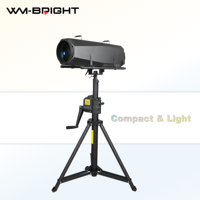 Projecteur LED de haute puissance 1200W avec mode de contrôle DMX512, zoom et mise au point électriques, éclairage de scène