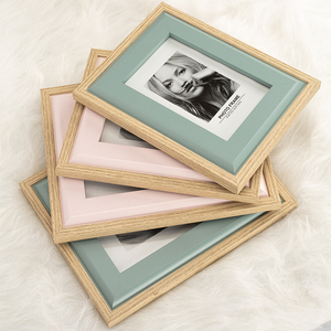 Hofine tùy chỉnh eorape phong cách <span class=keywords><strong>A4</strong></span> MDF nhà tường trang trí màu hồng nóng khung ảnh đầy màu sắc Album ảnh trang trí tường - Product Image 6