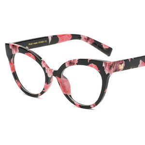 Azul gafas de Marco vestido de las mujeres de moda gafas con lentes transparentes grandes gafas miopía <span class=keywords><strong>Nerd</strong></span> gafas Marco - Product Image 1